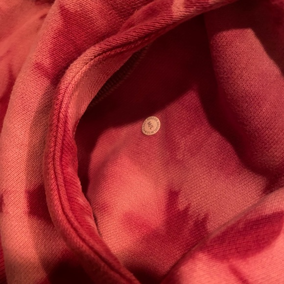 ✨ONE OF A KIND✨ Lululemon Ripened Raspberry Tie Dye Oversized Half-Zip Scuba M/L - Picture 12 of 14